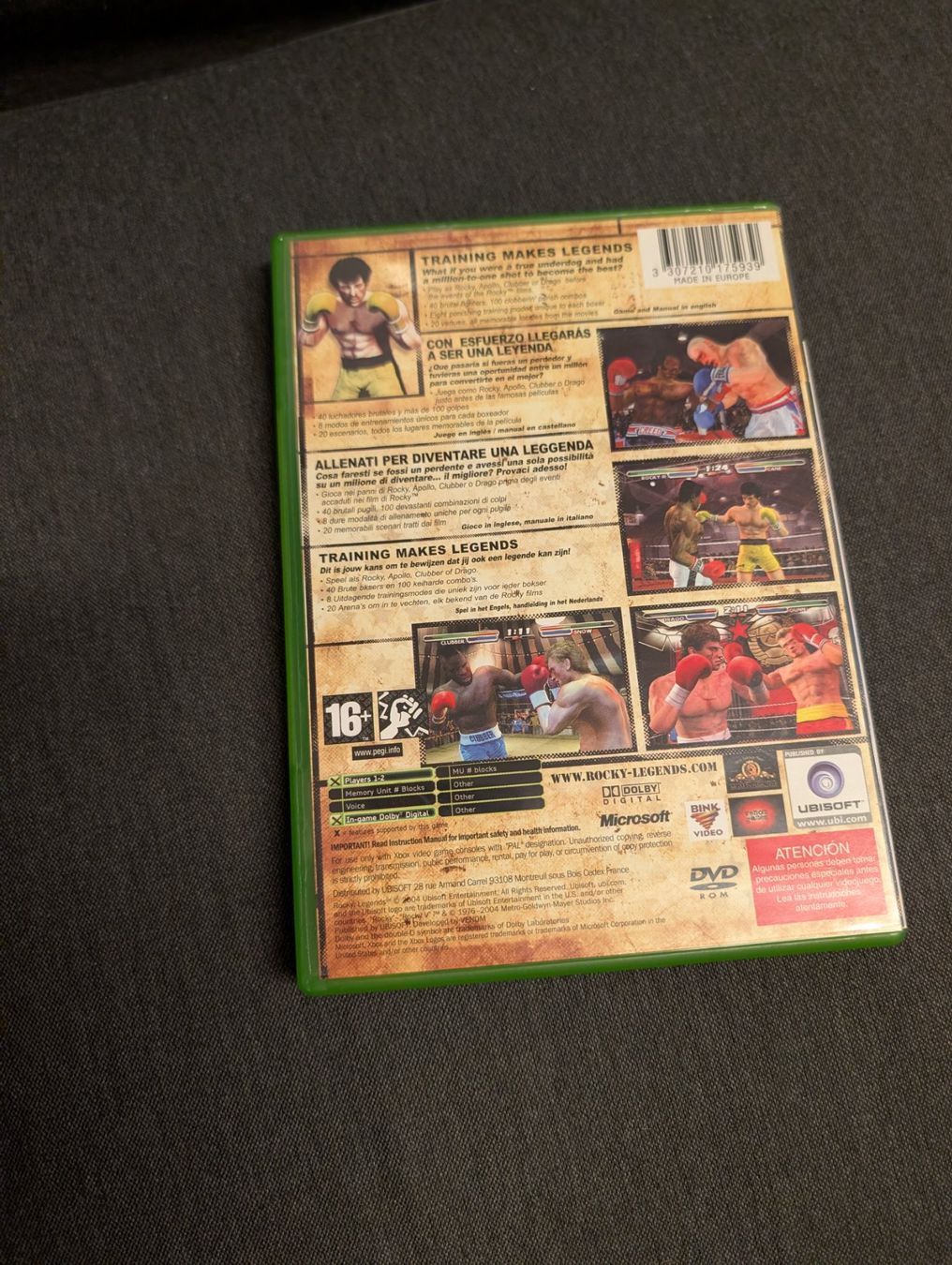 Spiele: Rocky legends Microsoft Xbox – Gebraucht aus Giubiasco von Tici__nerd_Giubiasco 1