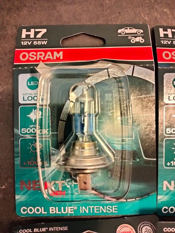 4x Osram COOL BLUE® INTENSE H7 Autolampen