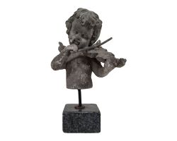 Skulptur Engel mit Geige