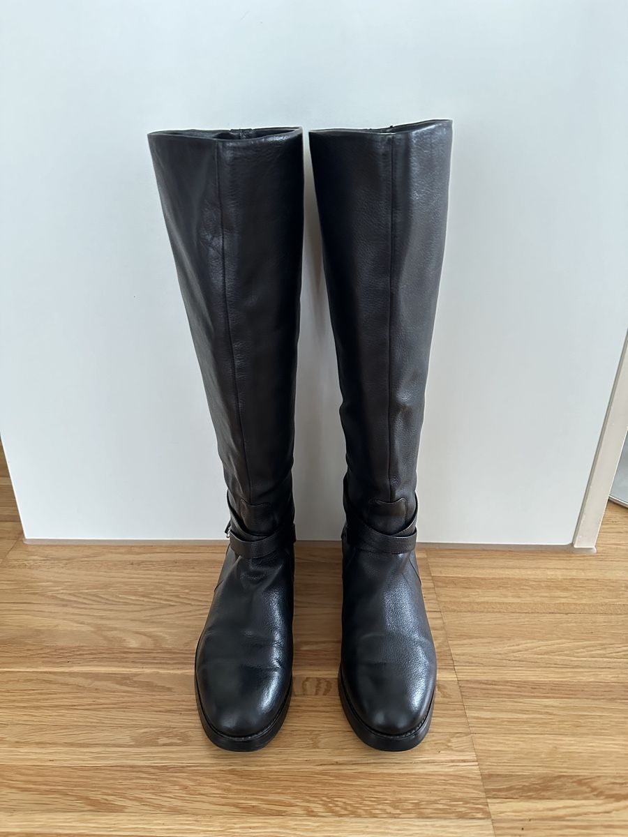 Chaussures femmes: Schwarze Lederstiefel Gr. 39 – D'occasion à Sursee par Ele_t6pb 2