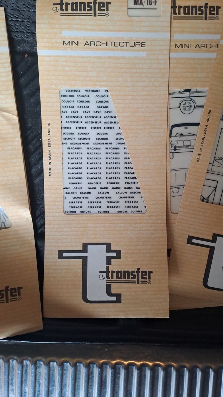 Baukästen: Calque architecte 6 pièces  les années 90s – Neu und originalverpackt aus Bernex von Dariafr 3