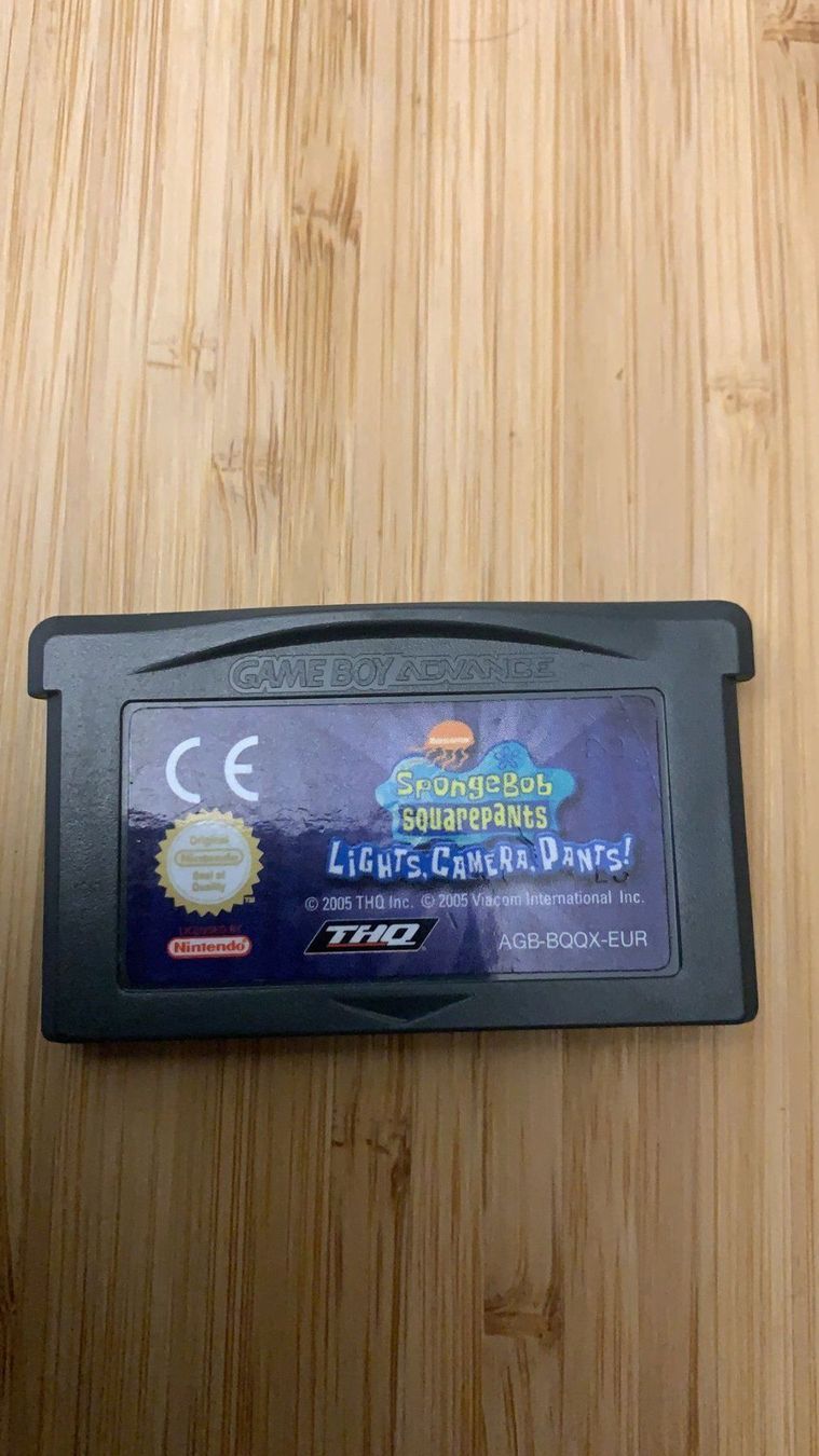 Giochi: Spongebob Lights, Camera, Pants! für GBA – Usato da Gebenstorf venduto da RetroFuture