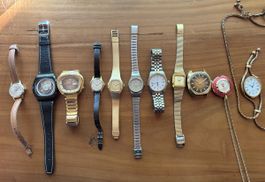 Lot vintage Uhren
