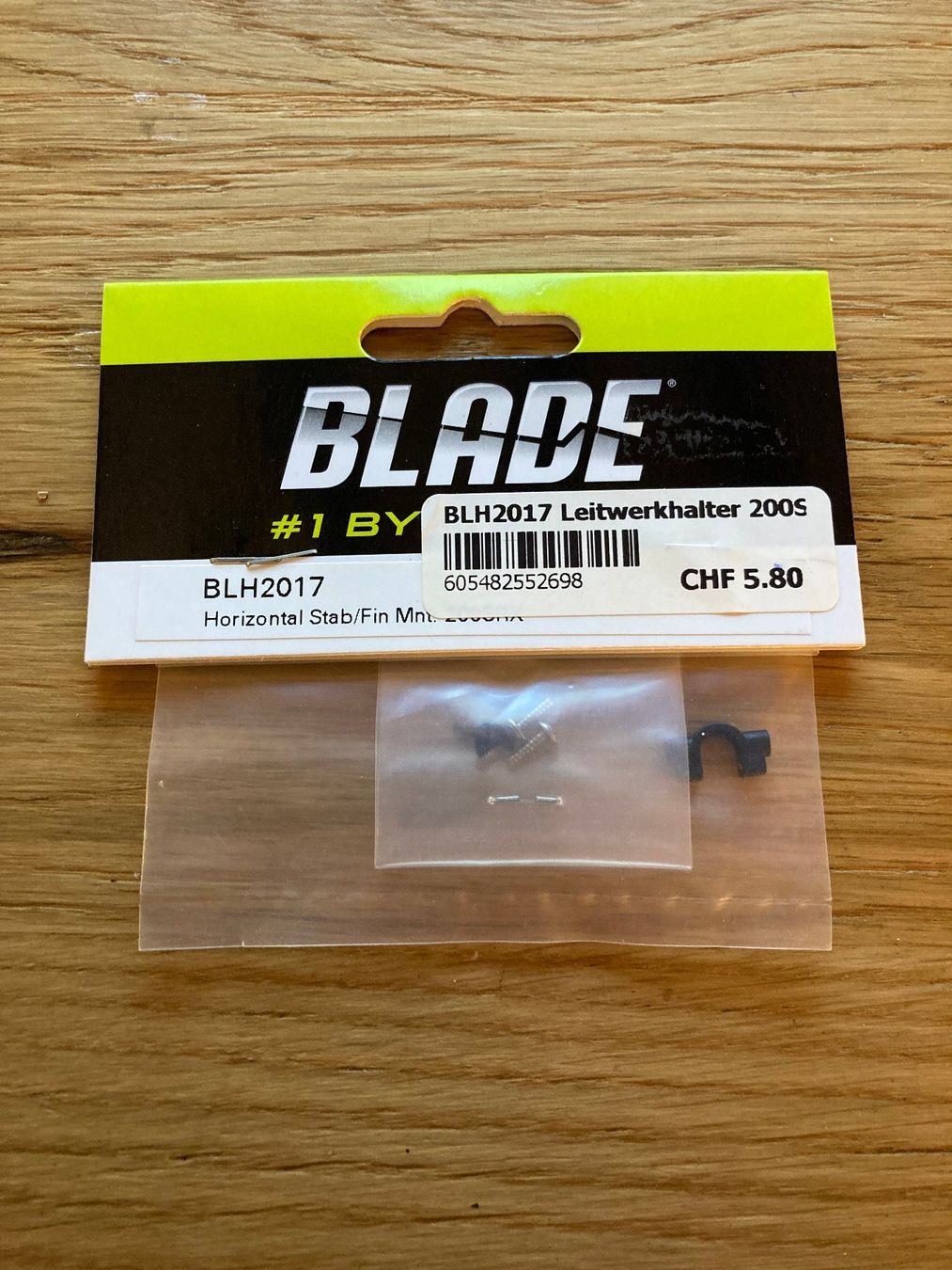 Blade Modellismo RC: BLH2017 - Supports de stabilisateur et de dérive - Blade 200 – Nuovo e nell'imballaggio originale da Lausanne venduto da Techobby 1