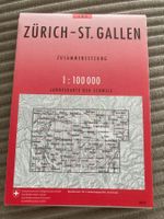 Landkarte 1:100‘000 - Zürich - St. Gallen - Swisstopo 2011