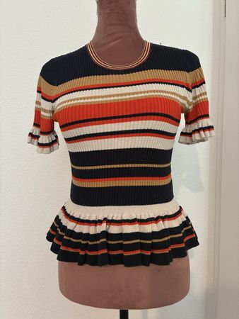 Sandro Paris Stricktop gestreift Grösse 2 guter Zustand