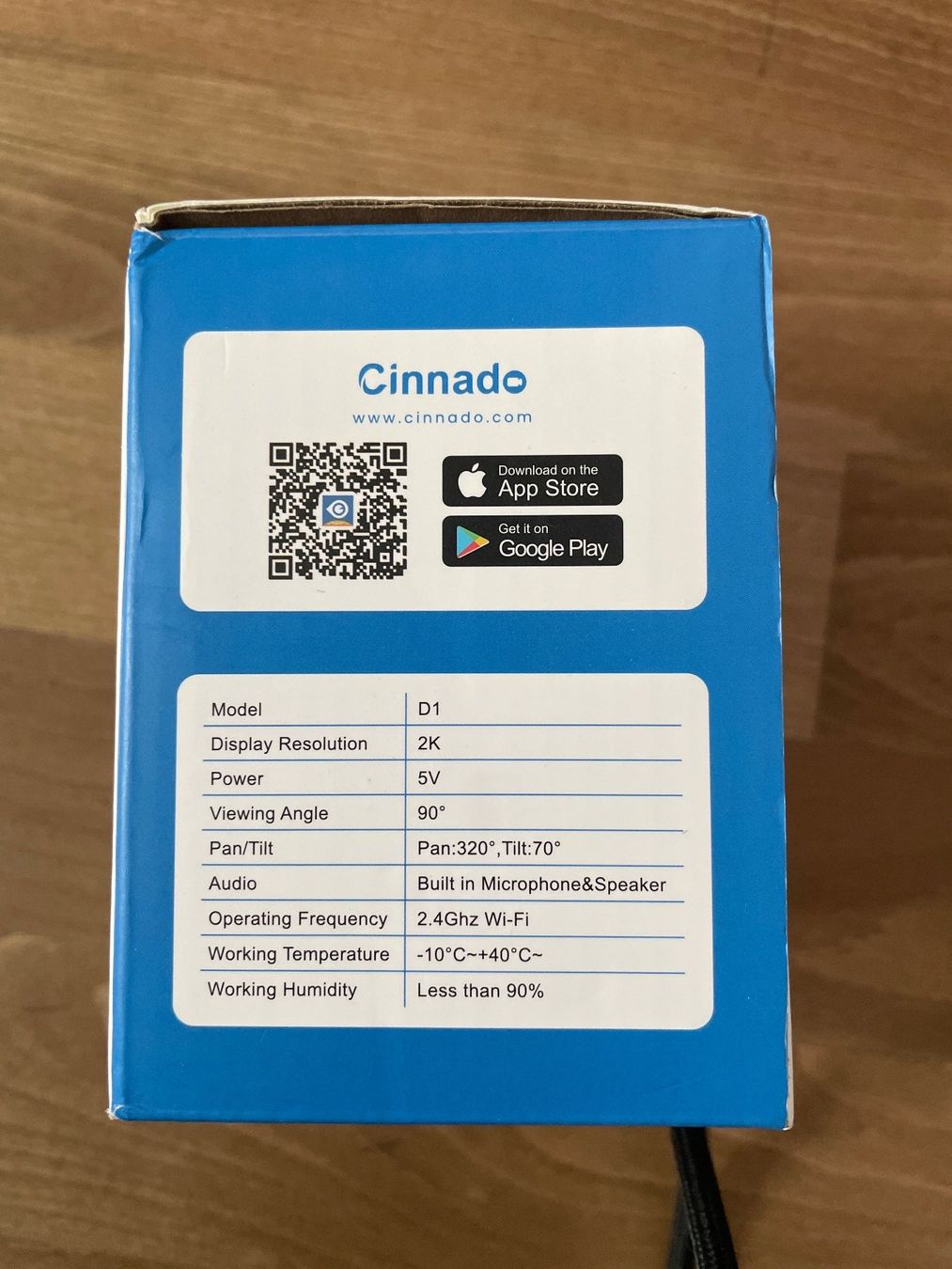 Webcam: Cinnado D1 - 2 K - Indoor Security Camera - NEU – Nuovo e nell'imballaggio originale da Winterthur venduto da Schwestere 2