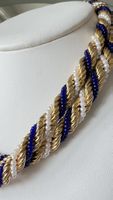 Collier vintage avec perles et murano stylée