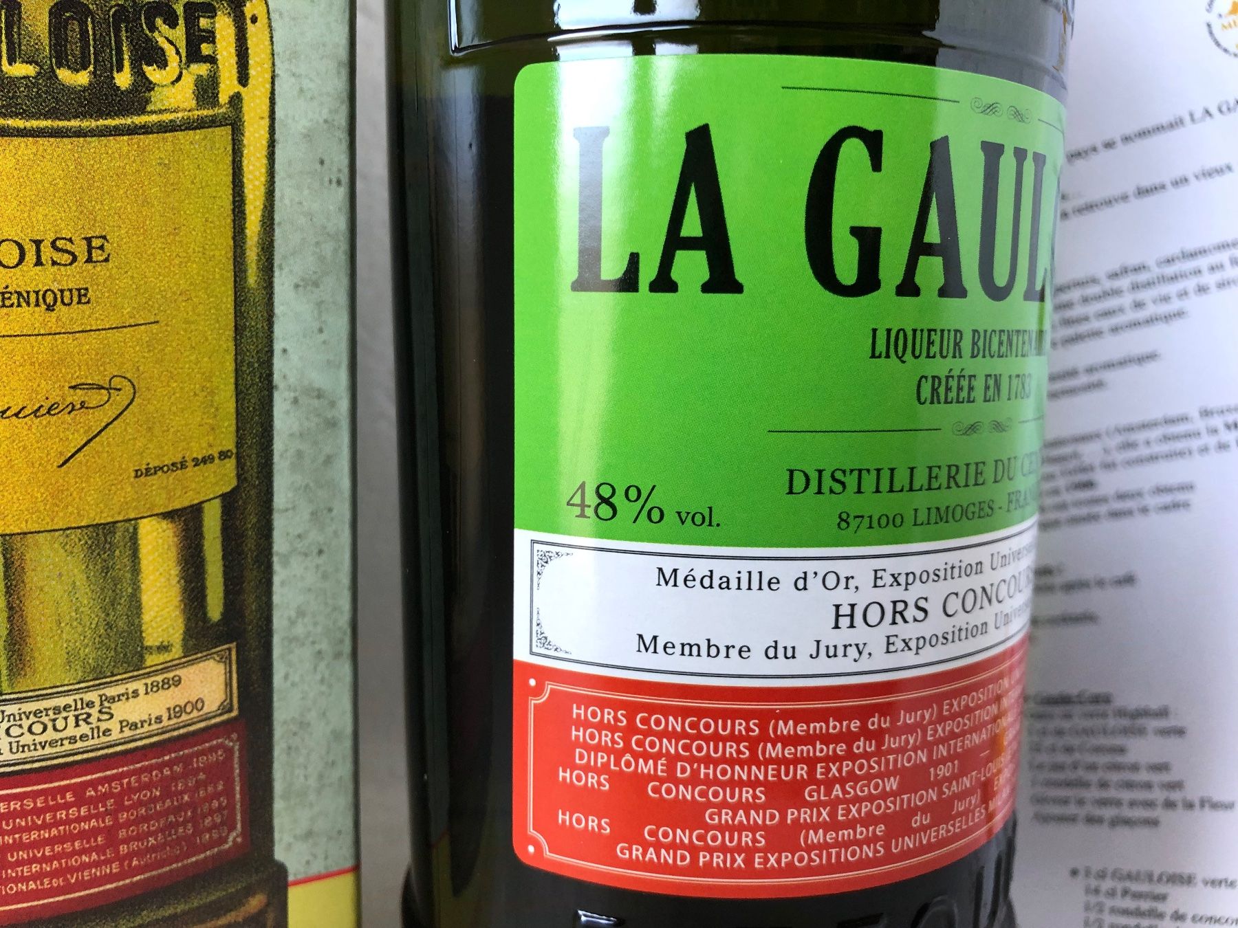 Bevande alcoliche: La Gauloise Verte Liqueur 48%... – Nuovo e nell'imballaggio originale da Wöschnau venduto da Vinsale 4