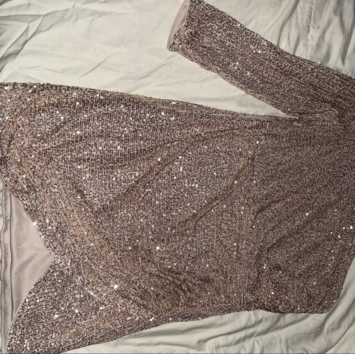 H&M Vestiti: Glitzerndes Partykleid mit einem Ärmel, Grösse XL – Nuovo (secondo la descrizione) da Köniz venduto da lar_m9xk 2