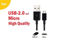 Lade-Kabel USB-2 / MICRO, kompatibel Samsung Xiaomi Huawei