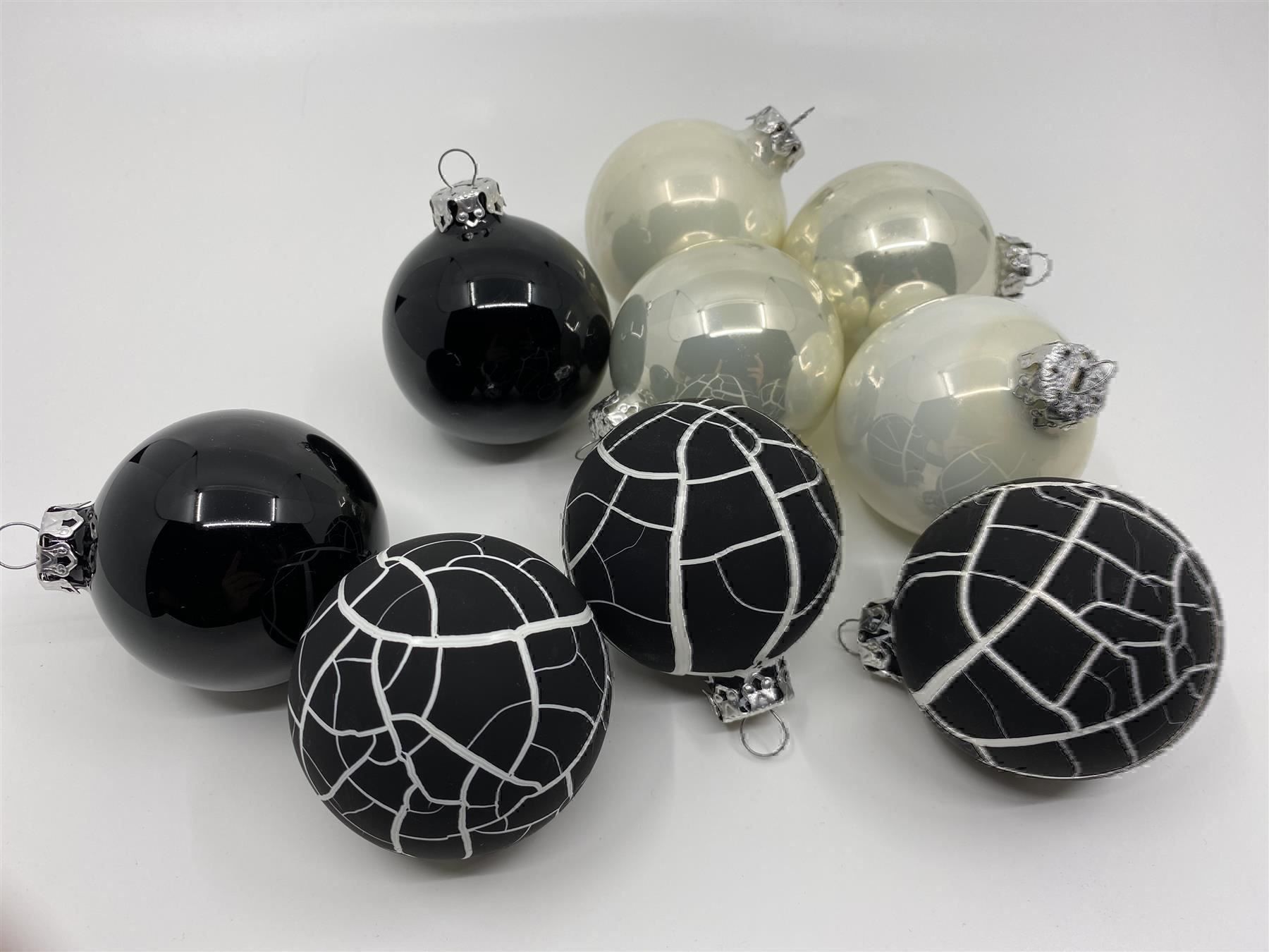 Alle Dekorationen: 9er Set Gothic Weihnachtskugeln – Neu (gemäss Beschreibung) aus Langwiesen von rtWebshop 5