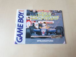Anleitung Nigel Mansells World Championship DMG-WC-NOE