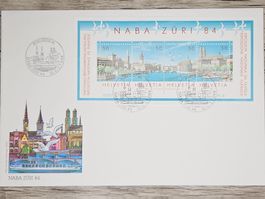 CL04 Enveloppe + Timbre Suisse 1984