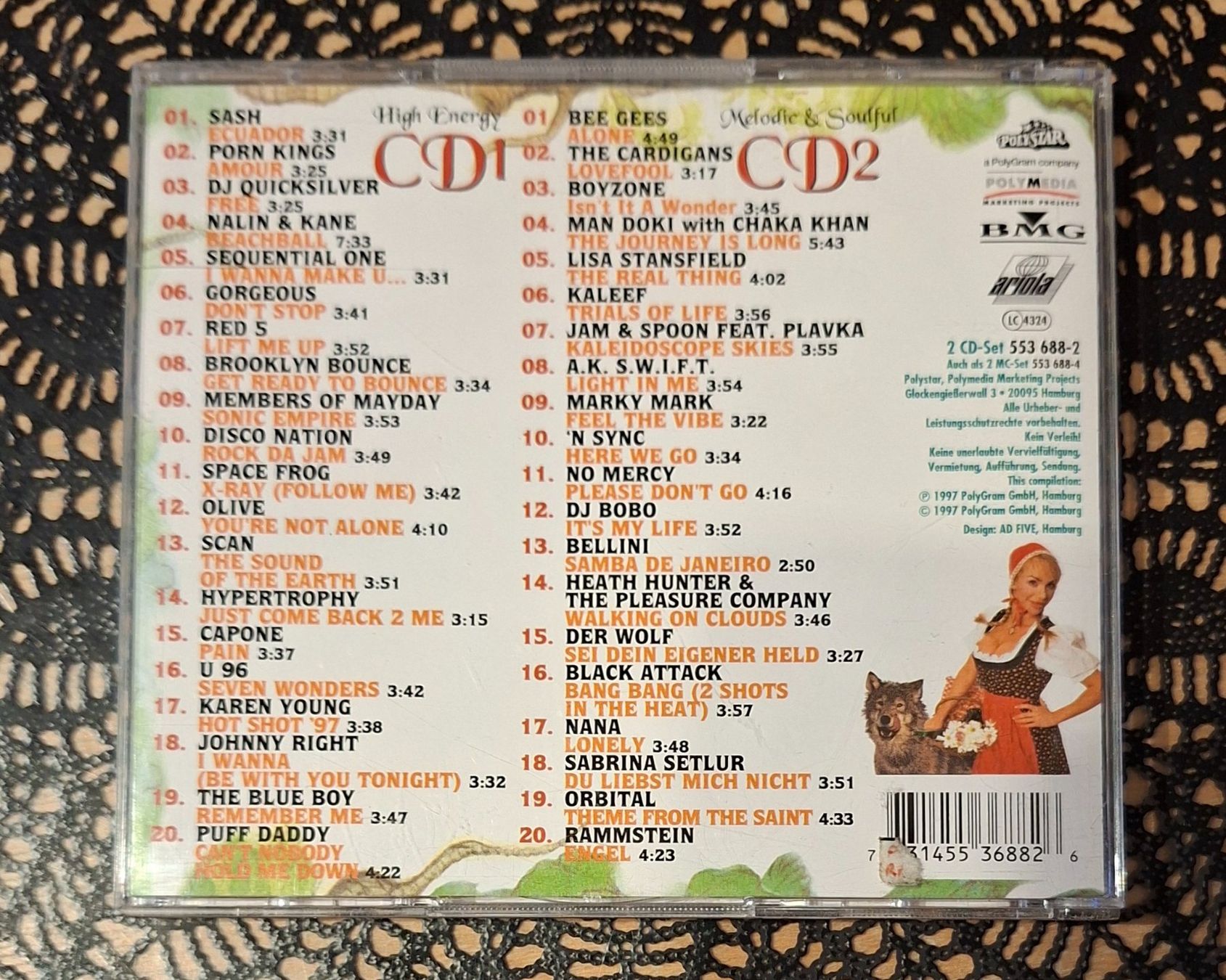 CD: Just The Best Vol. 12, 2CD Hit Compilation Sampler 1997 – Usato da Schönenberg TG venduto da breiti12 1