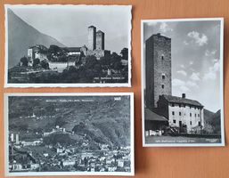 3 Ansichtskarten Bellinzona
