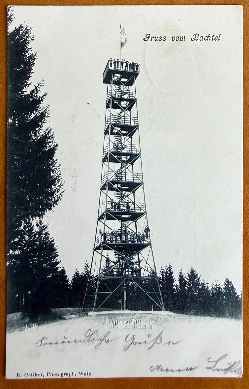 Cartoline postali: Bachtel Tour - Animée 1904 – Usato da Lutry venduto da Ediego