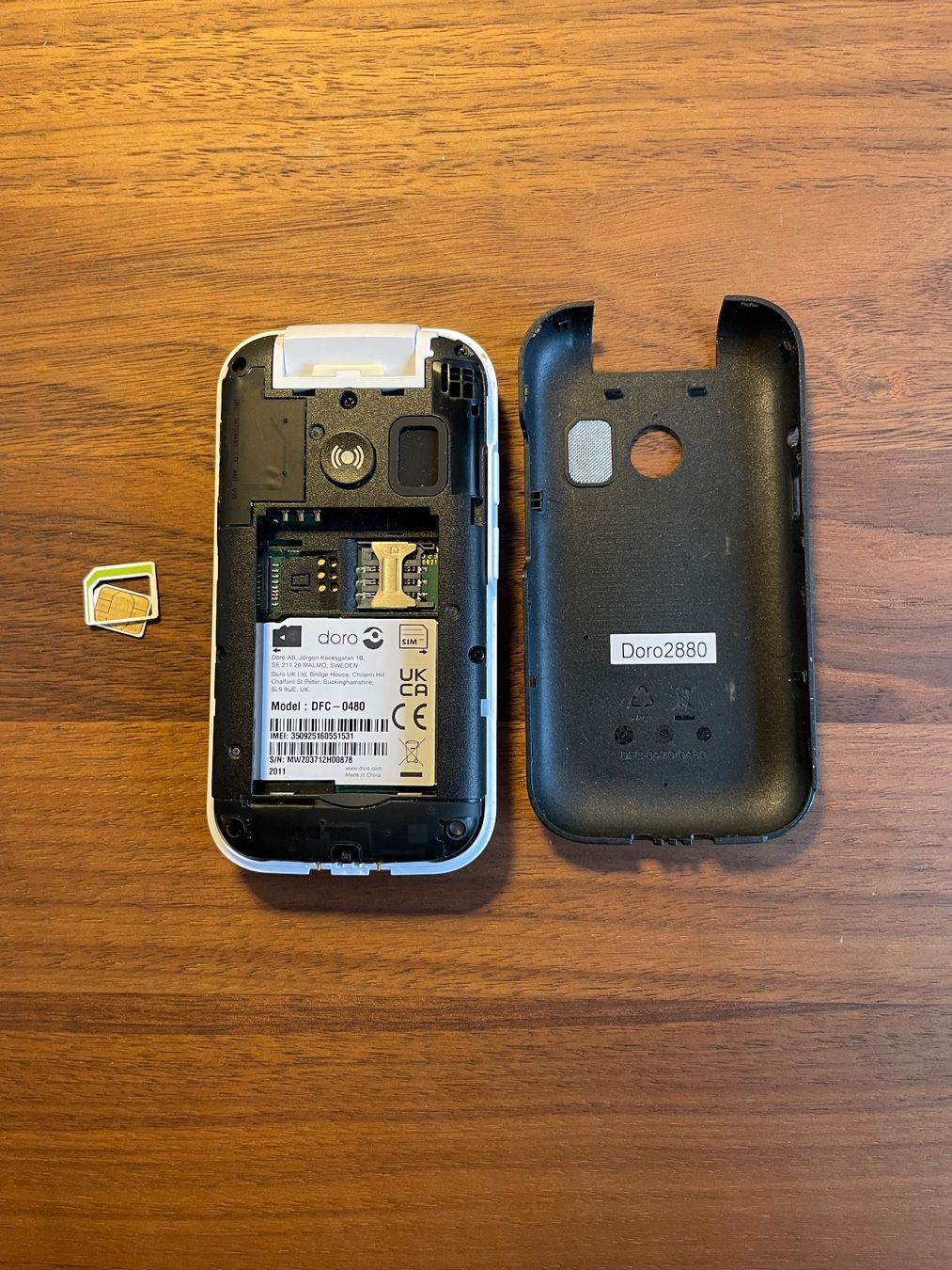 Doro Handys / Smartphones: Senioren Mobile-Telefon Doro 2880 – Gebraucht aus Basel von frf 1