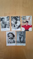Original Autogramme auf Vintage Postkarten (5 St.)