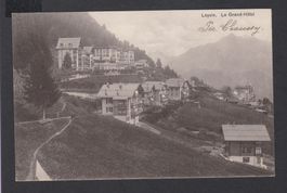 Leysin Grand Hotel  VD   -   alte Ansichtskarte von 1910