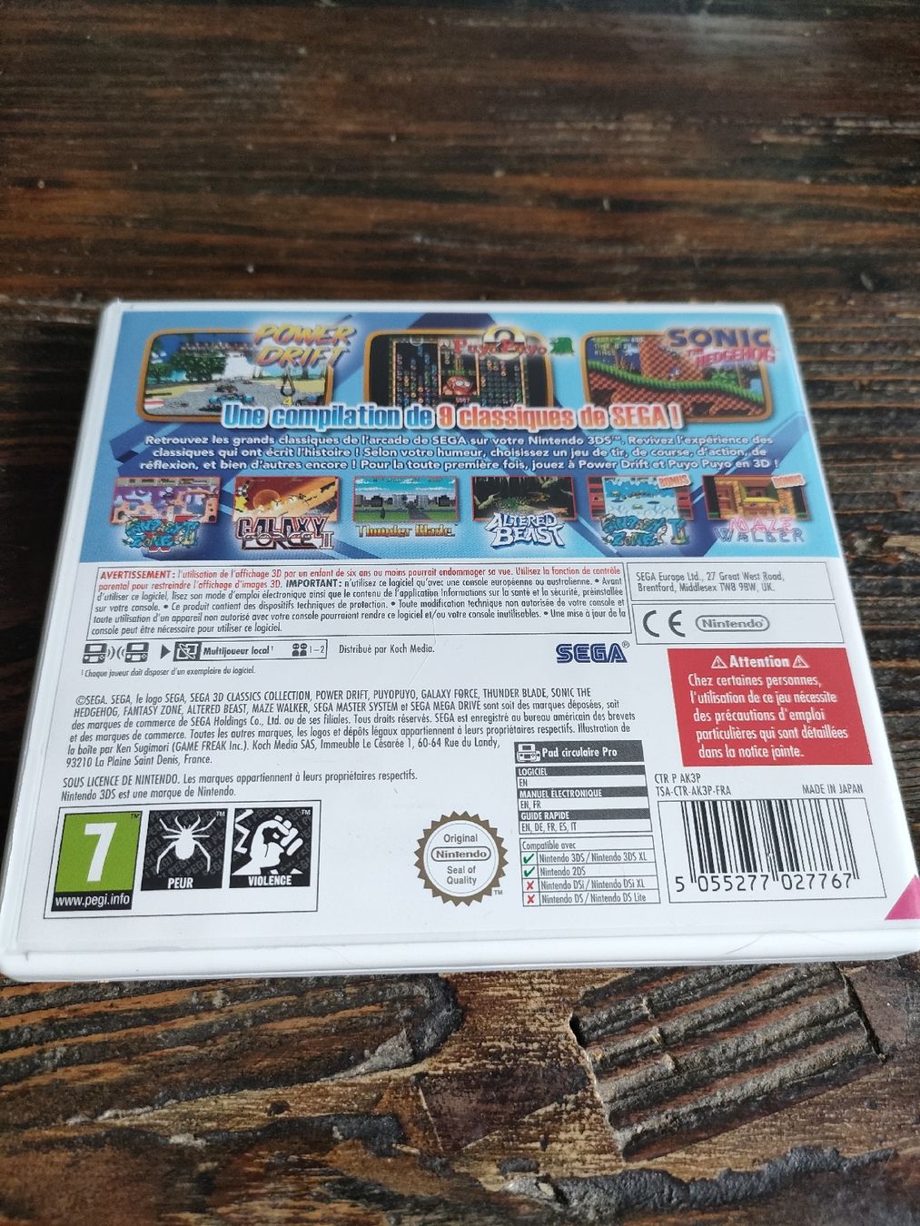 Sega Giochi: Sega 3D Classics Collection /3DS/CIB/Parfait état – Usato da La Chaux-de-Fonds venduto da nwa_w9zt 1