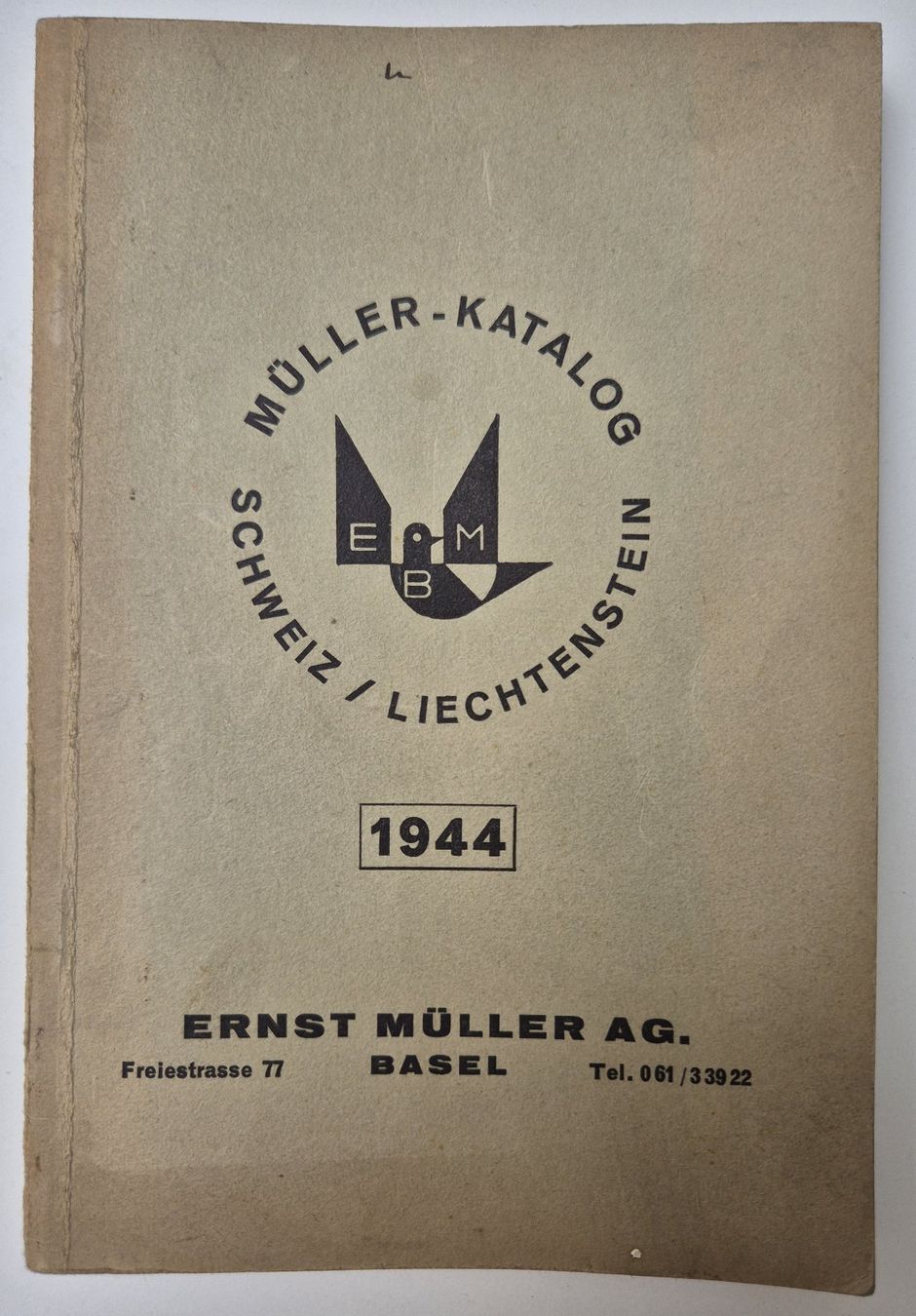 Bücher: Schweizer / Lichtensteiner Briefmarkenkatalog 1944 – Gebraucht aus Lupfig von lubor