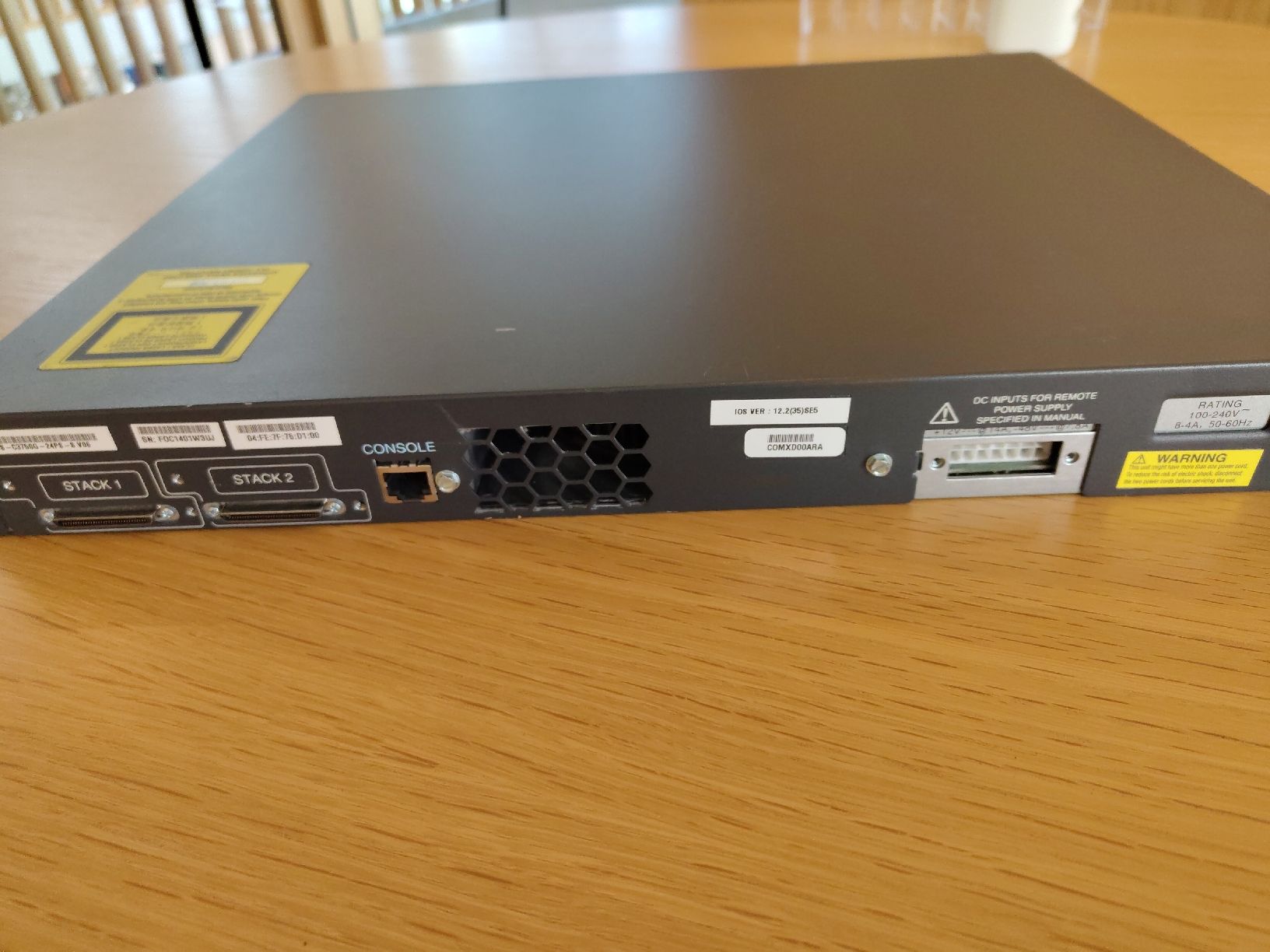 Cisco Schalter: CiscoSystems Catalyst 3750G Series PoE-24 – Gebraucht aus Malans GR von affonpign 3