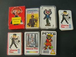 Schwarz Peter Spiele 7 Stück gebraucht und Neu
