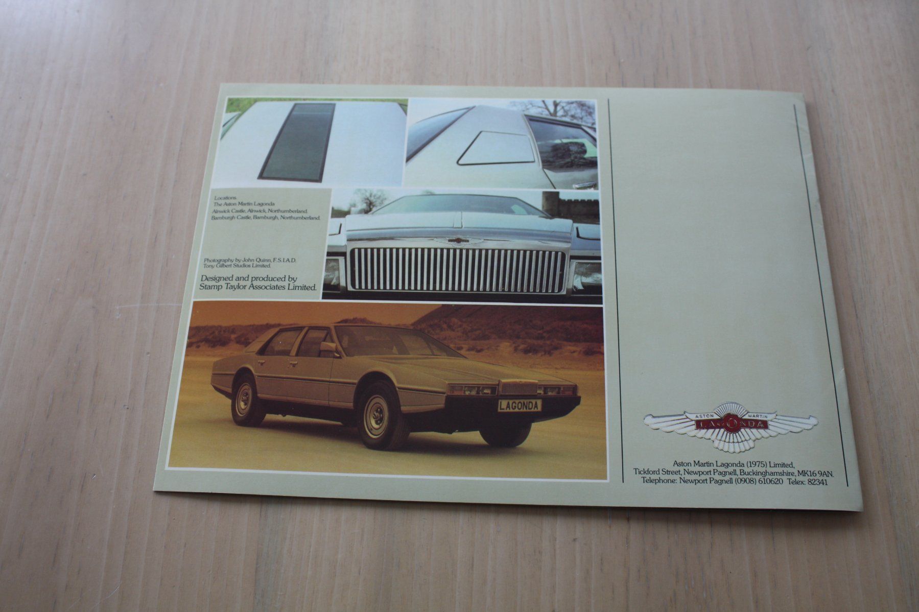 Aston Martin Documenti: Aston Martin Lagonda Prospekt 1982 – Usato da Wikon venduto da erwin400 7