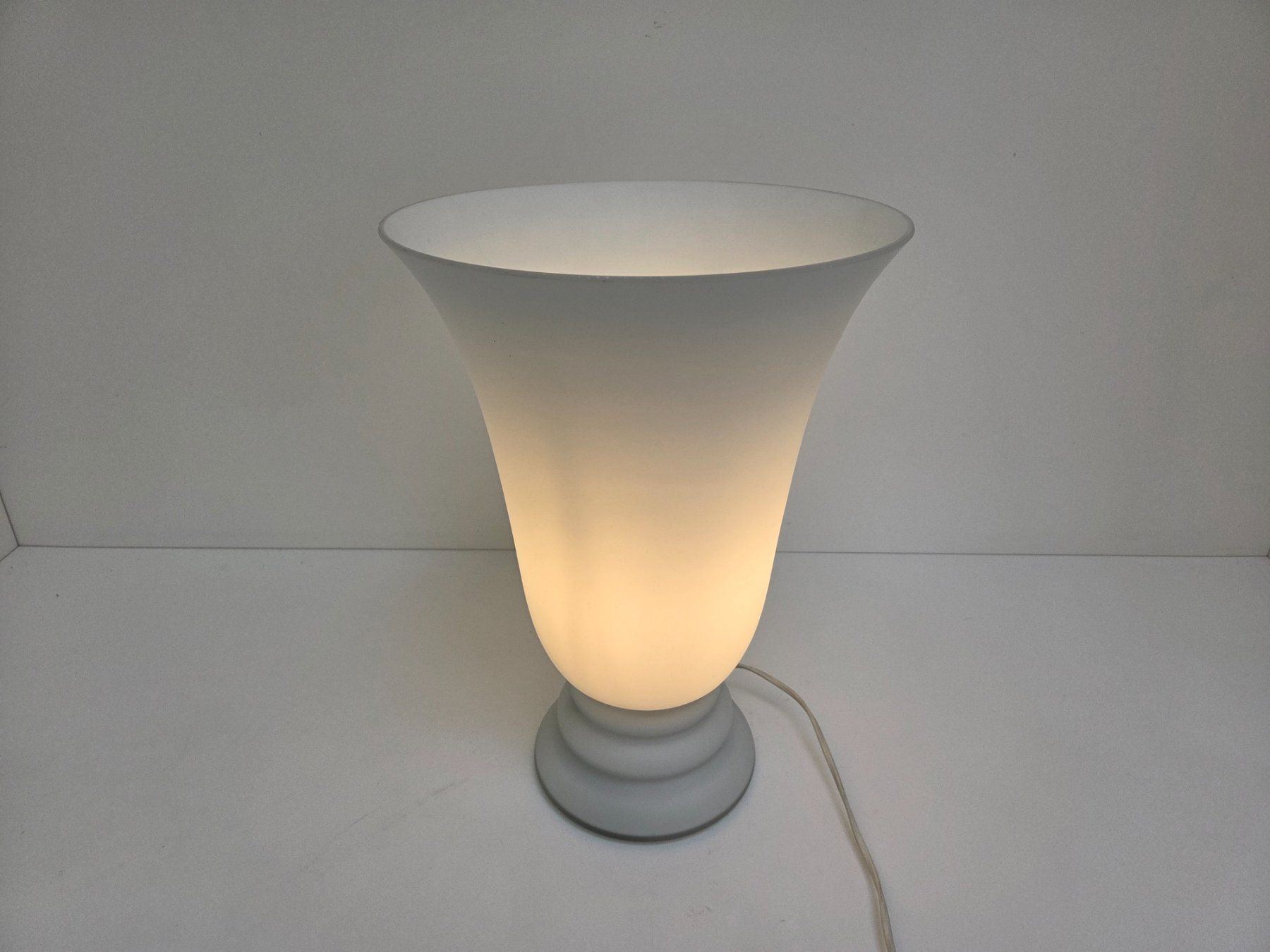 Lampade: Schönes Glas Design grosse Tischleuchte 1970er – Usato da Gersau venduto da pd-design-and-art