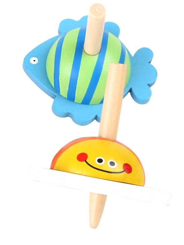 Giocattoli: Bunter Figuren Kreisel, von small foot – Nuovo e nell'imballaggio originale da Wettingen venduto da Swala 2