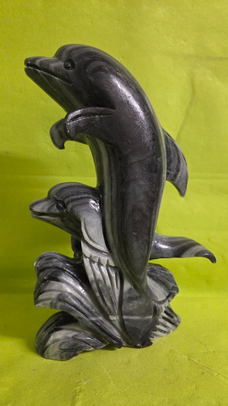 Sculture & Statue: Delfine 25cm aus Marmor – Nuovo (secondo la descrizione) da Roggliswil venduto da Mabelco 2