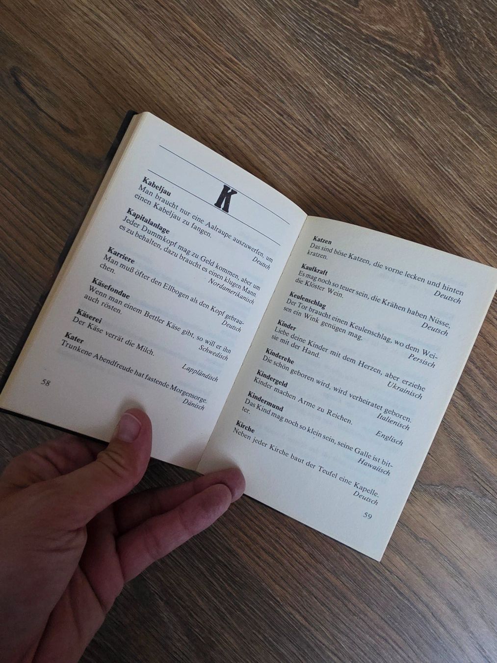 Livres: Buch Sprich-Wörter, Sprichwörter – D'occasion à Nebikon par Japostyle_2 2