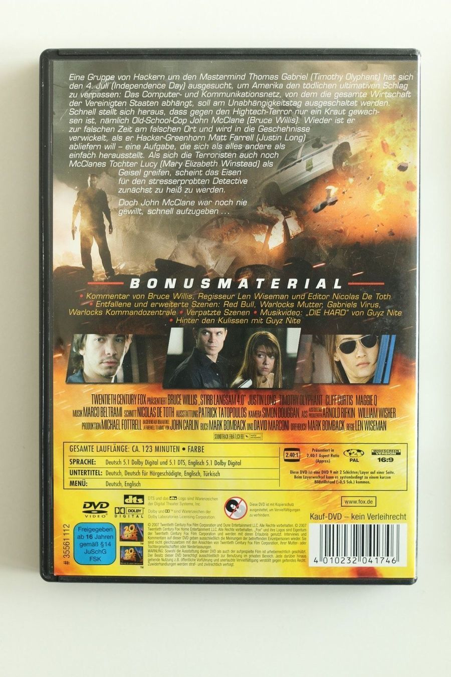 Tutti i DVDs: Stirb langsam 4.0 - DVD mit Bruce Willis – Usato da Zürich venduto da bentalent711 3