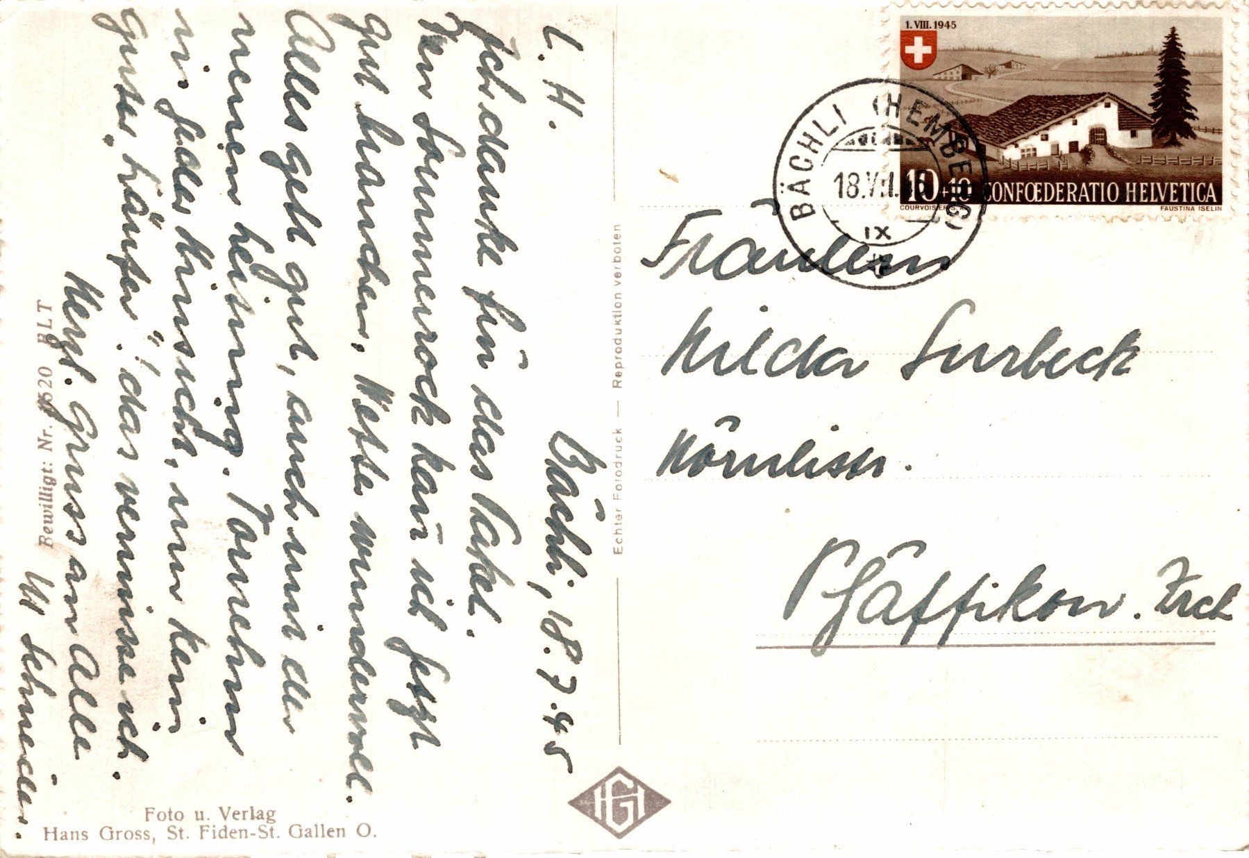 Cartoline postali: Toggenburger Senn – Usato da Bronschhofen venduto da Astore 1