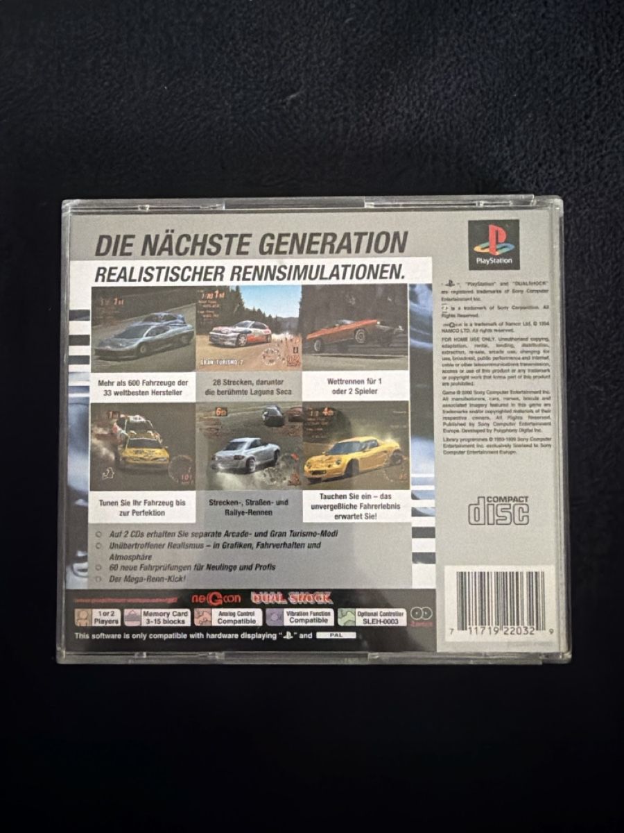 Sony Giochi: Sony PS1 GRAN TURISMO 2 – Usato da Hitzkirch venduto da puma218 1