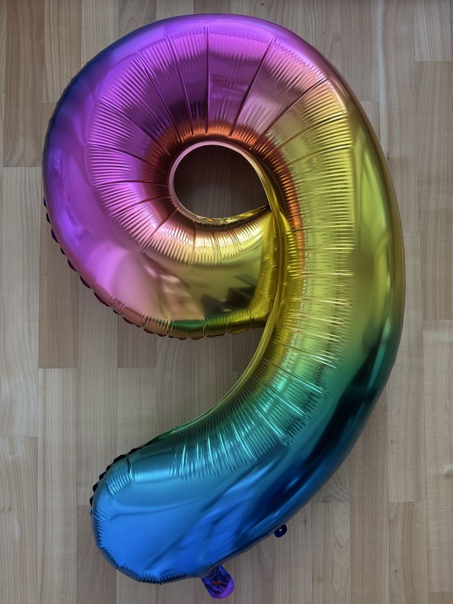 Tutte le decorazioni: Geburtstagsparty Ballon Zahl 6 oder 9 80x50cm – Usato da Baar venduto da man_8syd 1