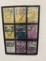 Set 18 carte Pokémon Celebrations in cornice nera
