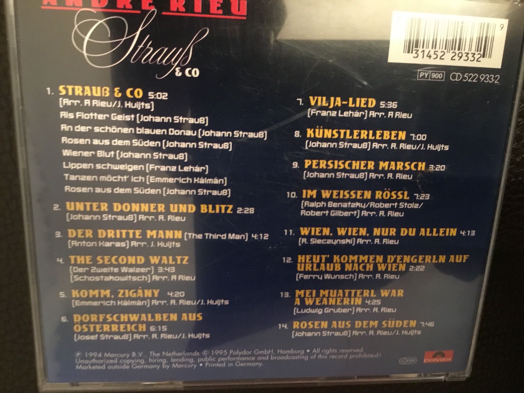 CDs: André Rieu - Strauss & Co. CD – D'occasion à Thierachern par sweden08 1