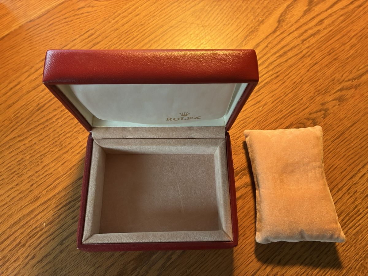 Scatole porta orologi: Rote Rolex Box  – Usato da Birmensdorf ZH venduto da VRENELI1897 3
