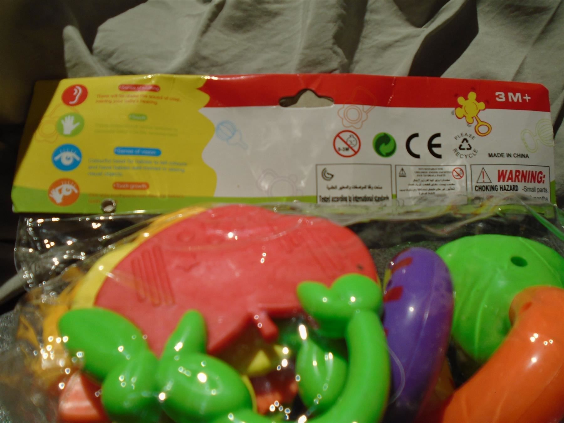 Spielzeuge: Rassel, verschiedene Tiere, farbig – Neu und originalverpackt aus Zürich von abraxas1291 1