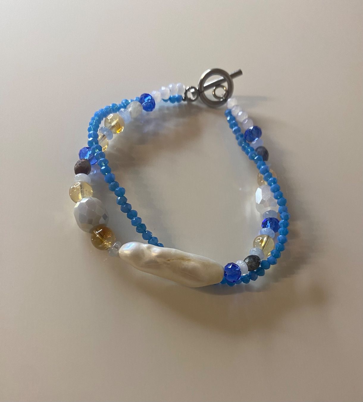 Bracciali & Braccialetti: Bracelet stones&crystals – Nuovo (secondo la descrizione) da Grenchen venduto da adl_ds8n