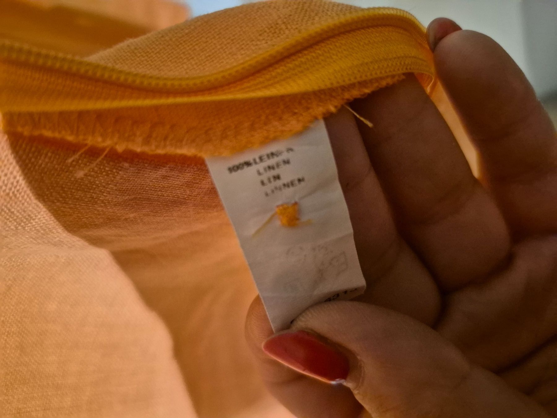 Pantaloni: Leinenhose orange Grösse 36 NADINE H. – Usato da Zürich venduto da Roberto040 5