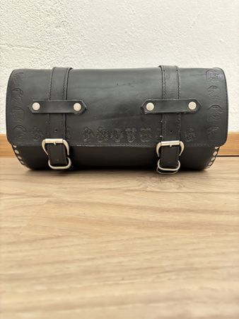 Tool Bag Custom Moto Cruiser/Chopper in Pelle