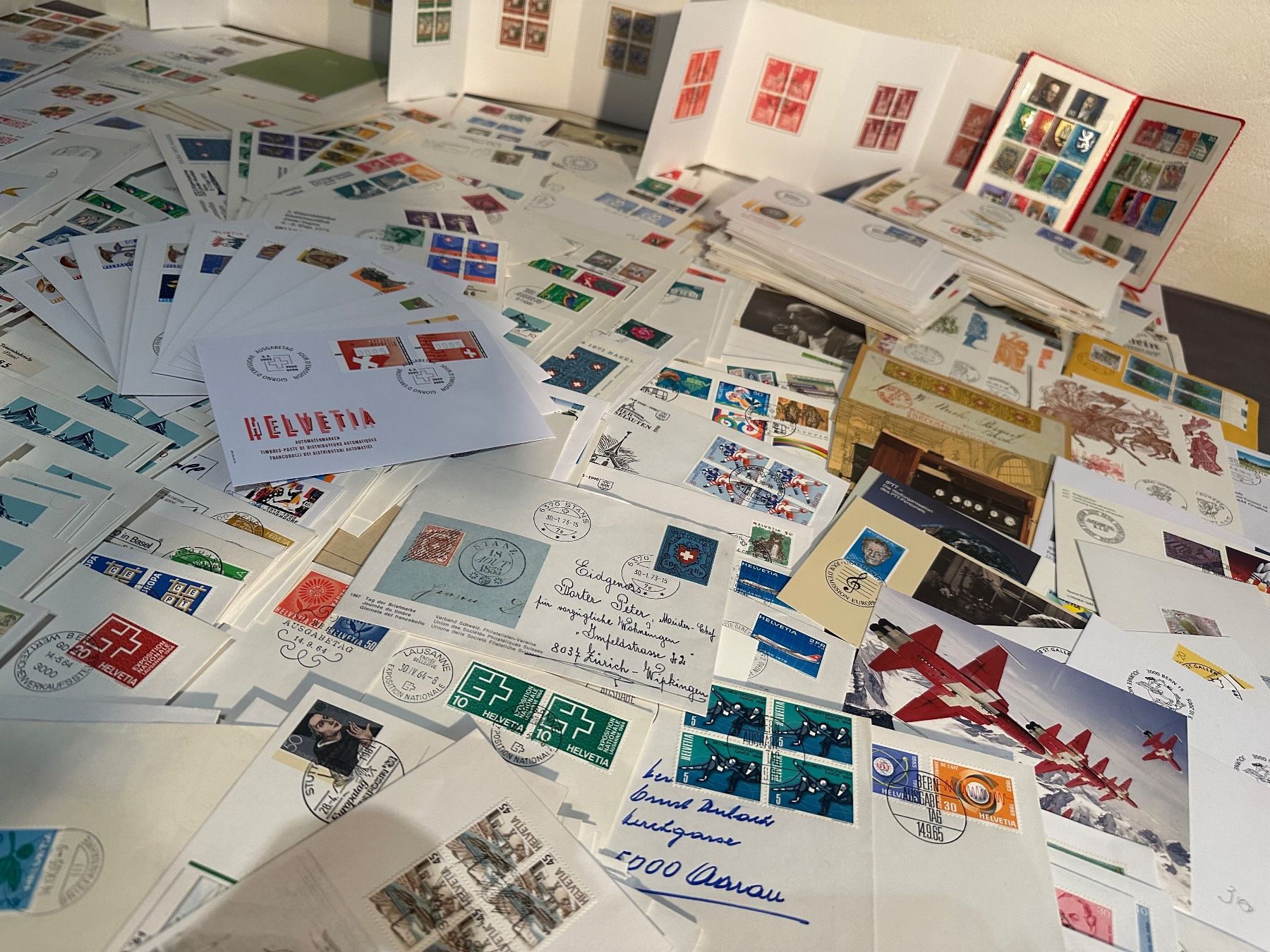 Tutti i francobolli: Grosse Sammlung Sonderbriefe PTT FDC Karten Schweiz – Usato da Stettfurt venduto da 2442 1