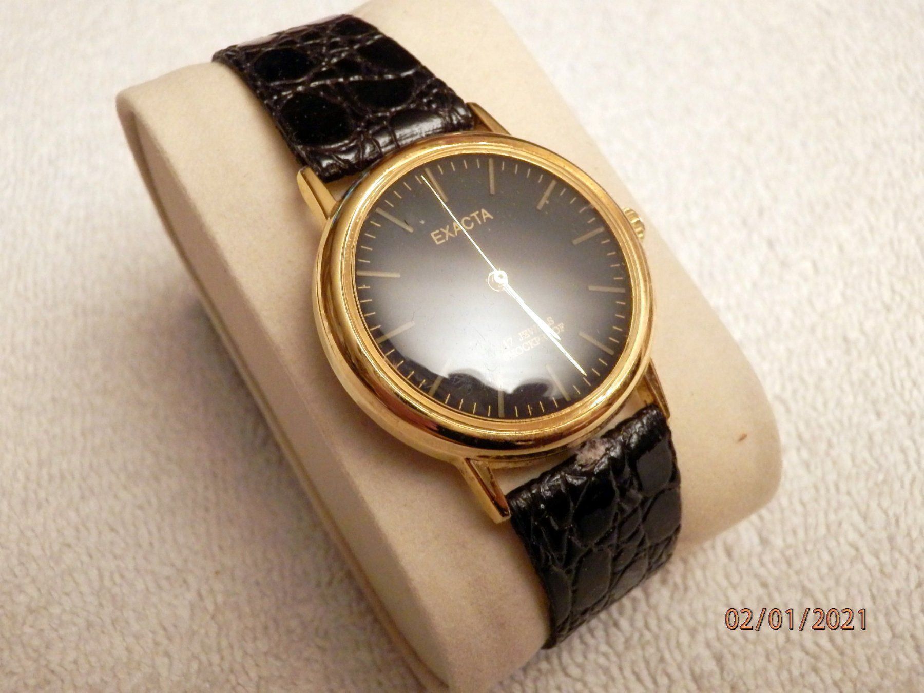 Orologi: Exacta, Herren, Armbanduhr, Handaufzug – Usato da Ueberstorf venduto da dinbau 7