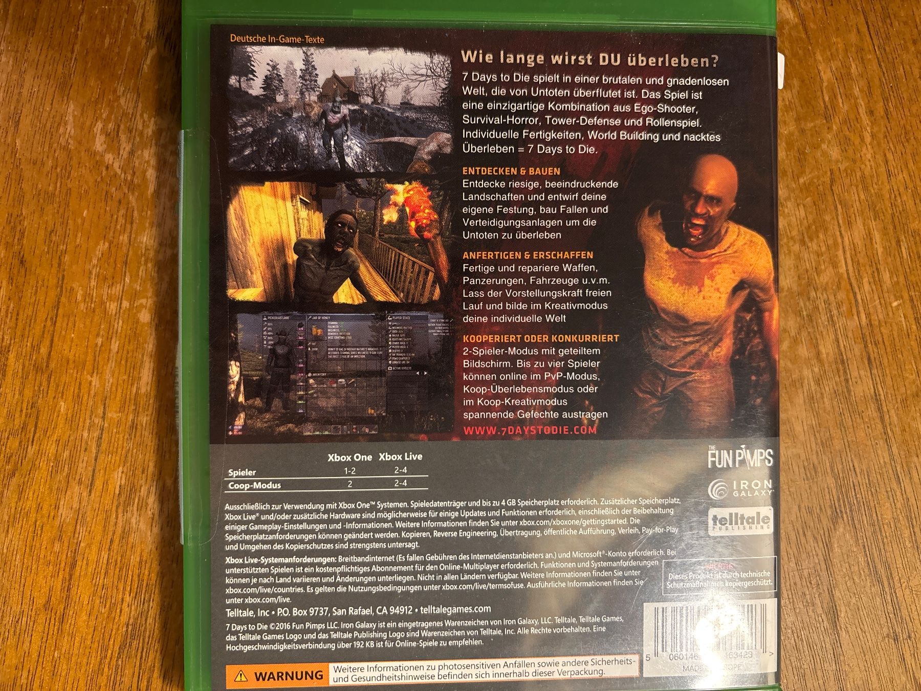 Microsoft Spiele: 7 DAYS TO DIE - Microsoft XBOX ONE – Gebraucht aus Zürich von hiddentreasures_zh 1