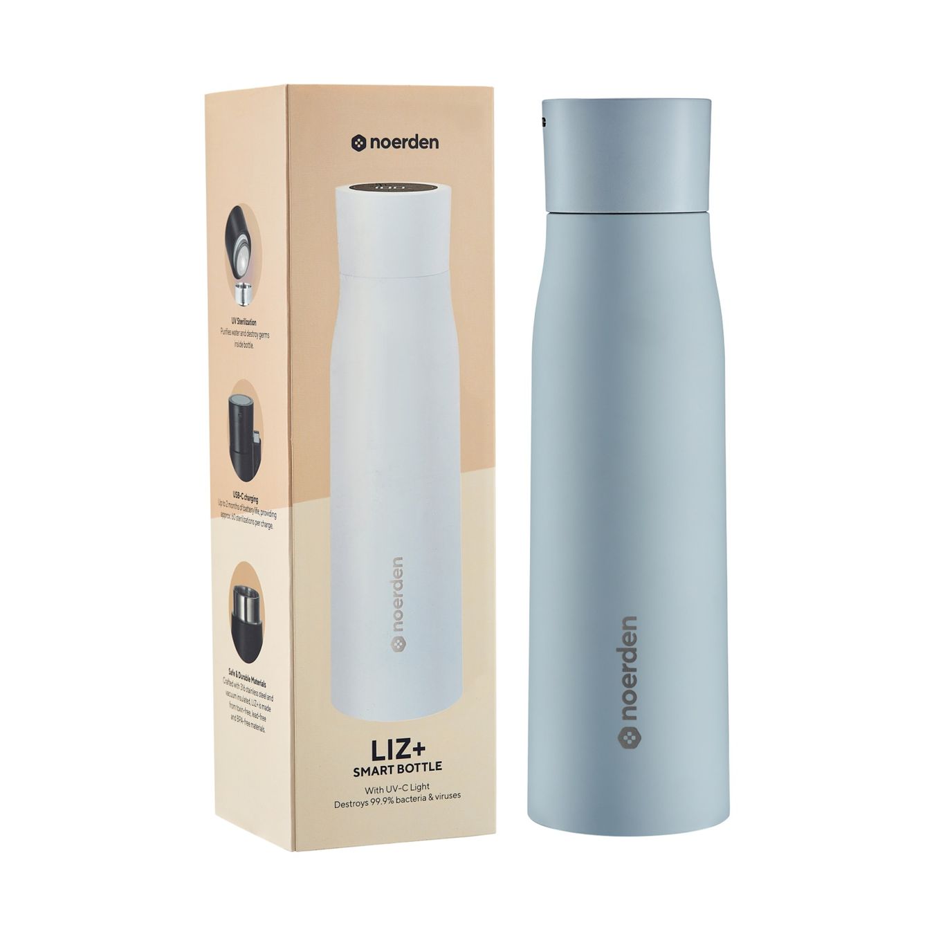 Borracce & Thermos: LIZ+ UV Trinkflasche 500ml hellblau – Nuovo e nell'imballaggio originale da Dietlikon venduto da Salesmax 5