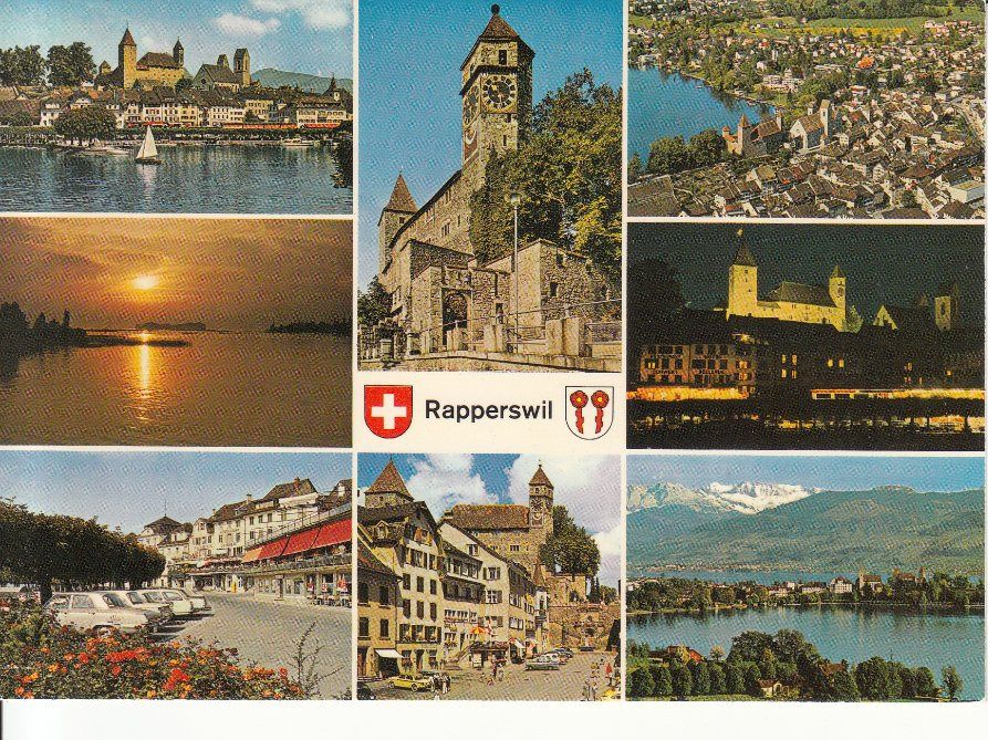 Cartoline postali: Rapperswil ca. 1970 – Usato da Bürglen TG venduto da StampGraf