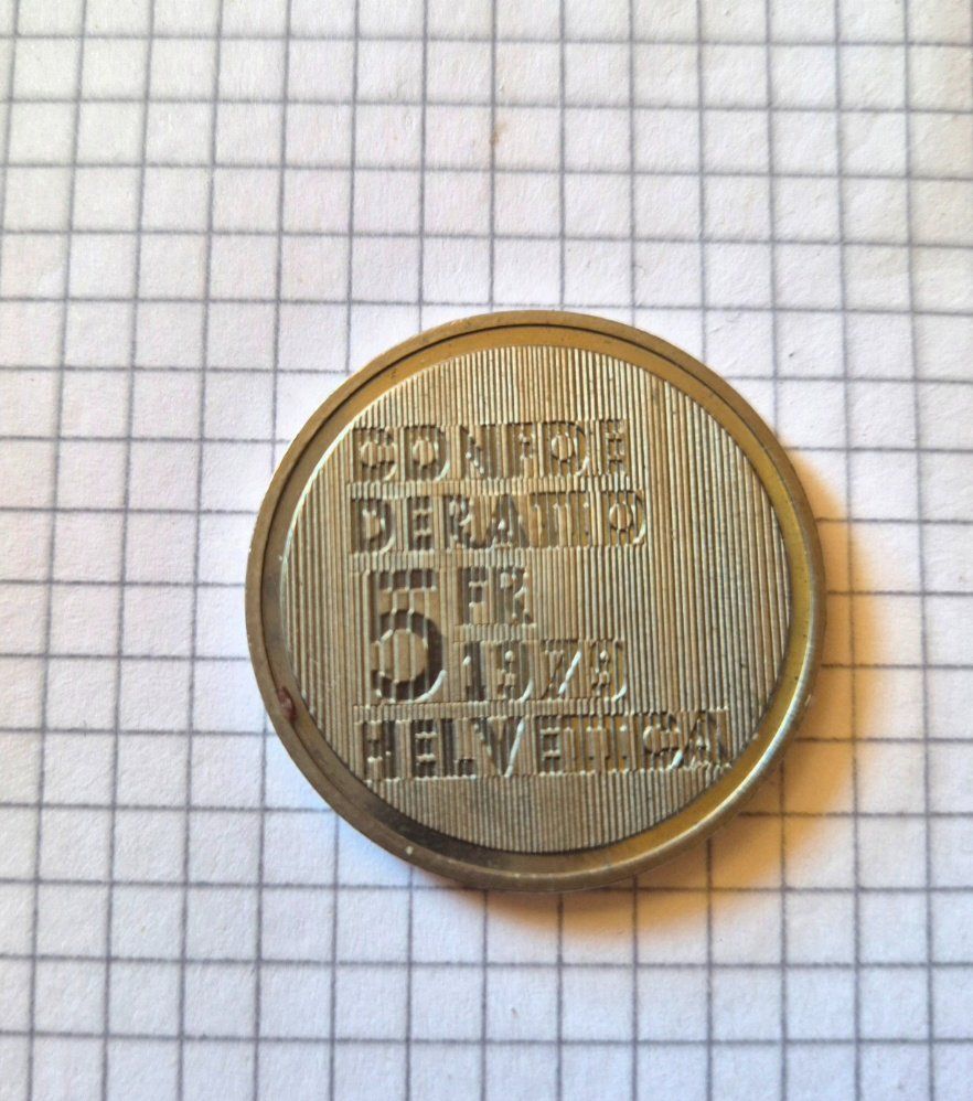 Tutti le monete: Suisse - 5francs - 1979 - Albert Einstein – Usato da La Vraconnaz venduto da Sophie_9 1